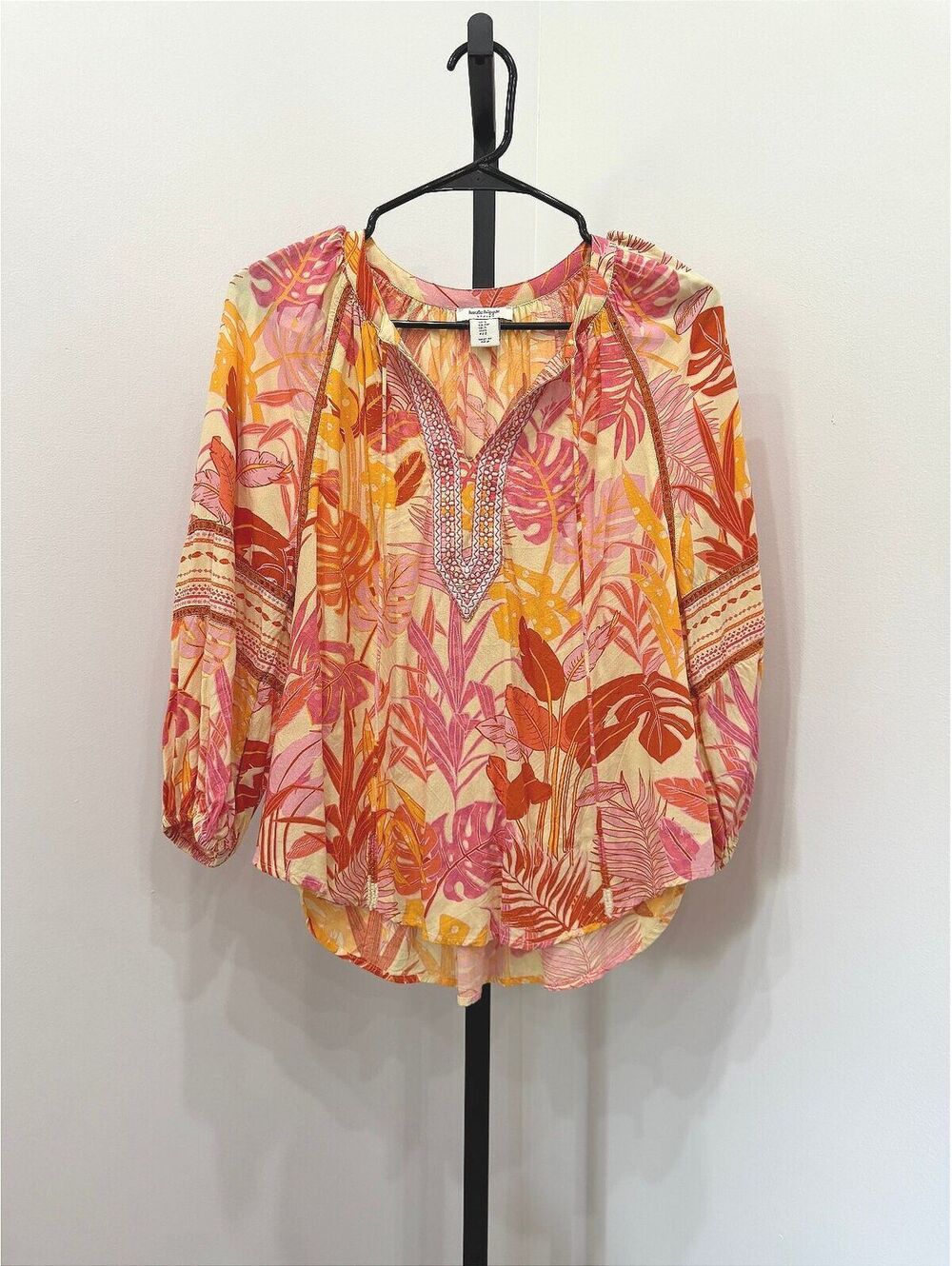 Haute Hippie Style Women's Rayon Bohemian Blouse Size S